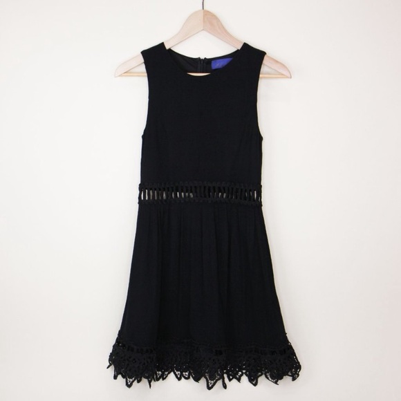 Blue Rain Black Dress with Cutouts Size X-Small - Picture 1 of 4